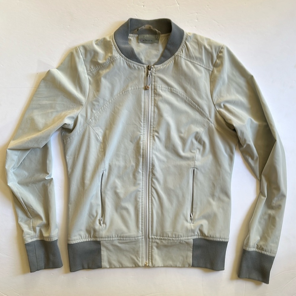 Athleta lightweight bomber jacket, Small, EUC